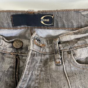 Vintage Just Cavalli Distressed Gray Jeans